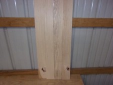 4 PC RUSTIC HICKORY LUMBER WOOD KILN DRIED BOARDS 32"X 3 1/4"X 3/4" LOT 369V