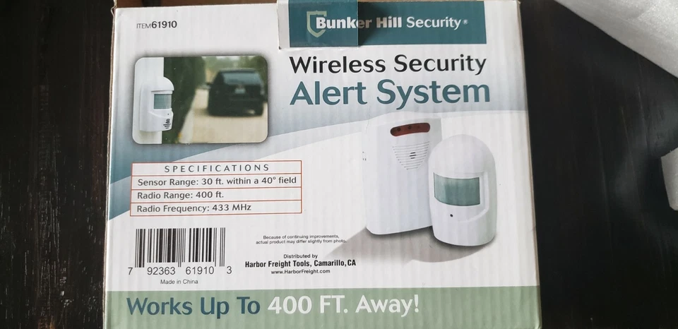 Bunker Hill Wireless Security Alert System Indoor Or Outdoor Range 400 Ft. 61910 - Image 3 of 4