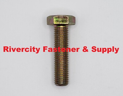 M10-1.25 x 40 Hex Head Cap Screws Bolts 10mm x 1.25 x 40mm Bolts M10x1.25 x 40mm