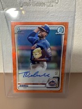 2020 Bowman - Chrome Prospects Autographs #CPA-TD Tony Dibrell Orange /25