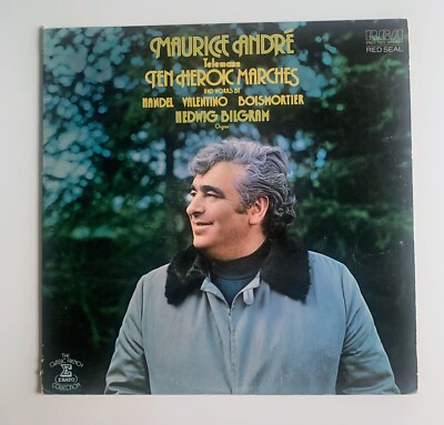 Maurice Andre Ten Heroic Marches Vinyl LP Promo FAL-7021