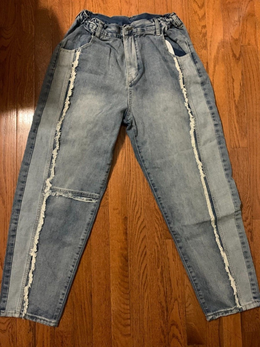 OEYES NWT MENS ALL MATCHED CASUAL LOOSE JEANS SIZE M