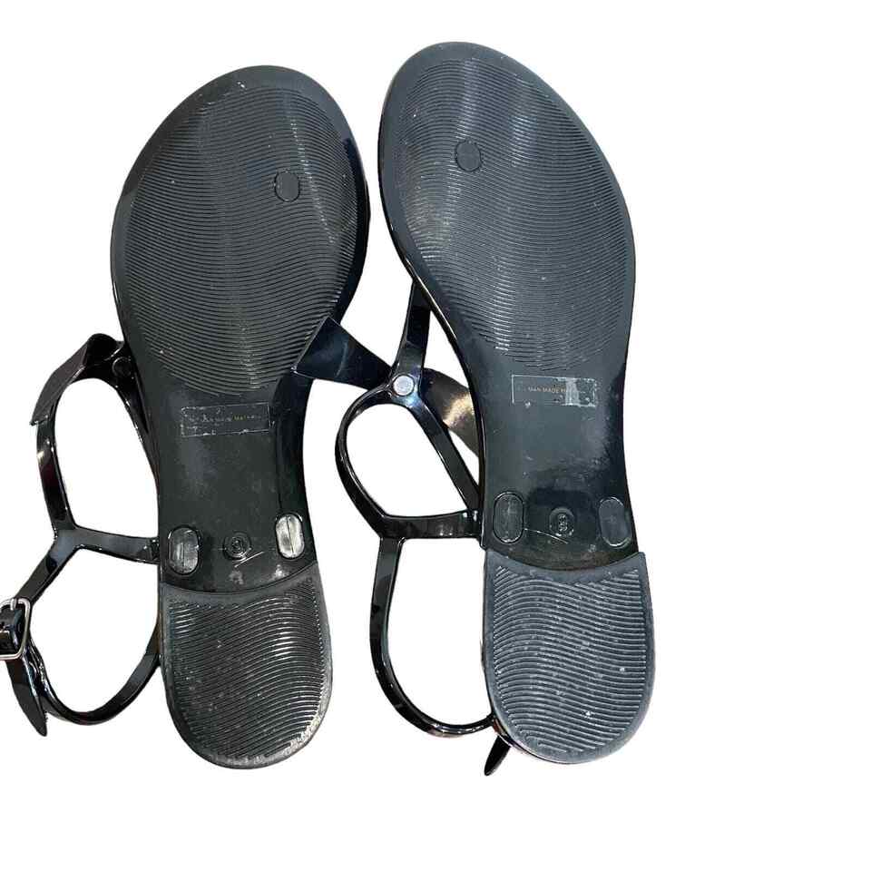 Gianni Bini Black Patent Leather Sandals Sz 9 | eBay