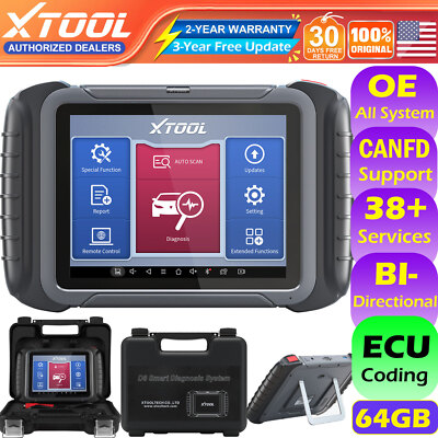USED XTOOL D8 OBD2 Bi-directional Scanner CANFD Topology Mapping Key Programmer