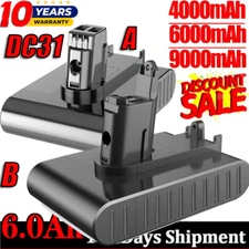 9000mAh 6.4AH Battery for Dyson DC31 Type A / B DC34 DC35 DC44 DC45 DC50 Animal