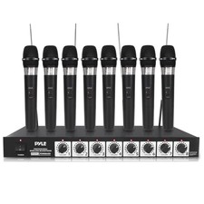 Pyle Pro 8 Mic Wireless System Hand Held