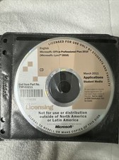 Microsoft March 2011 Applications Student Media Disc