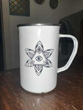 Taza de café esmaltada Cinsa hecha en México vintage