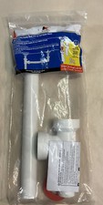 KEENEY QUICK  EASY DOUBLE BOWL SINK 16" END OUTLET DRAIN PUSH FIT