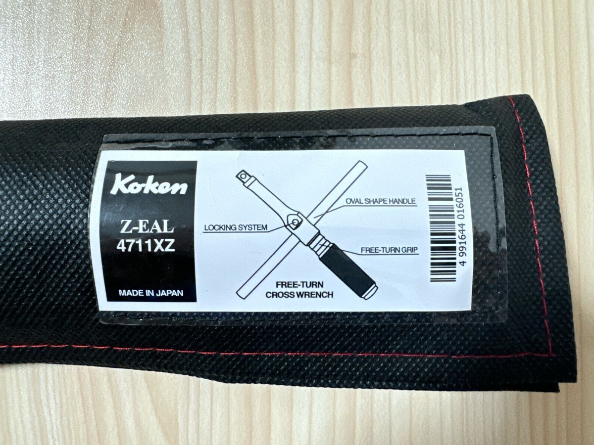 KOKEN ZEAL 4711XZ FREE TURN CROSS WRENCH 1/2 12.7mm | eBay