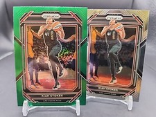 Kiah Stokes - 2023 WNBA Prizm - Green Prizm And Base #34 - Las Vegas Aces