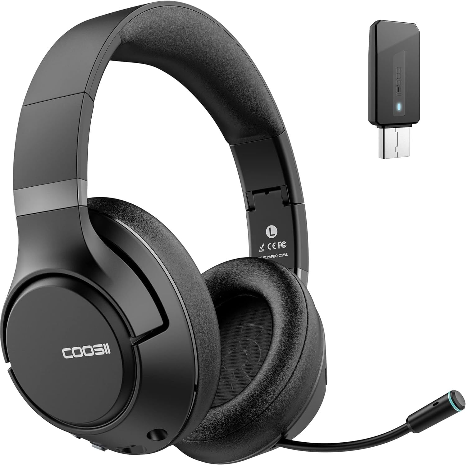 H300 Wireless Over-Ear Bluetooth Headphones with Built-in Microphone and USB Charging