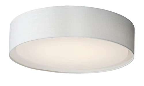 Maxim 10222 White Prime 20" Led Flush Mount Drum Ceiling Fixture - Picture 1 of 12