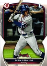 2023 Bowman Draft - Sabin Ceballos #BD-110 (RC)