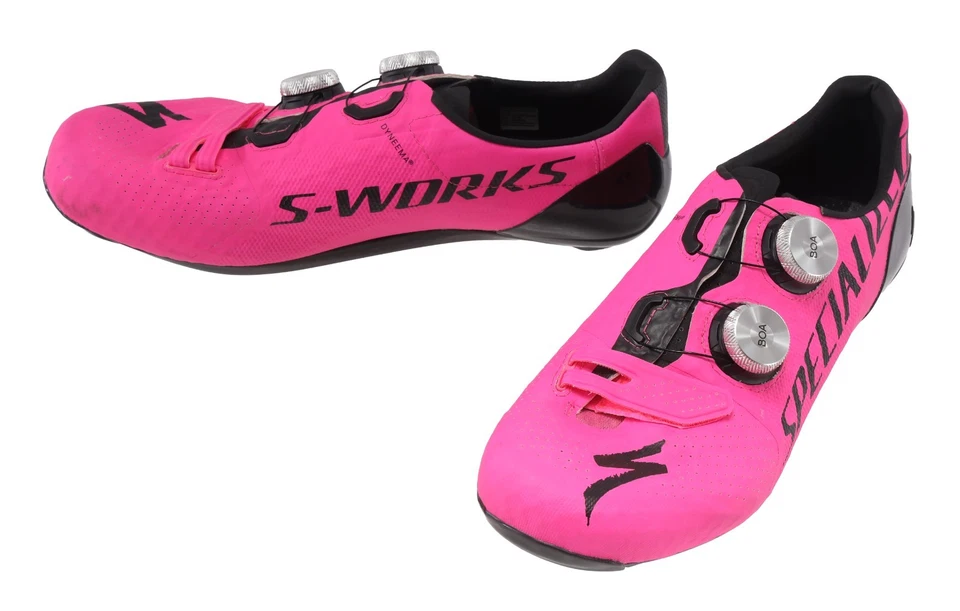 Sapatos femininos Specialized S-Works 7 Road carbono bicicleta UE 41,5 EUA 10 ROSA 3 parafusos BOA - Imagem 2 de 4