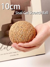 3.94 in Sisal Cat Scratching Ball Toy for Kitten Teeth Cleaning Anti-Bite