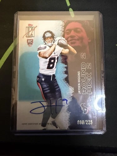 2025 Topps Signature Jayden Higgins Rookie Class Autographs (RAW)