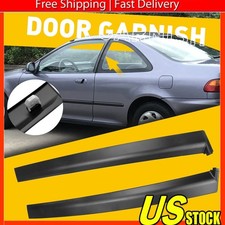 For 92-95 Honda Civic 2/3 door Coupe hatchback Door Pillar Sash Garnish R&L Trim