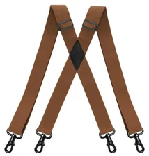 Men’s Suspenders Swivel Hooks X Back Susspenders with 4 Heavy Duty Braces Bel...