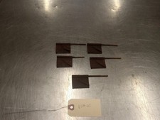 Used Set of 5 John Deere model B grain drill seed gates