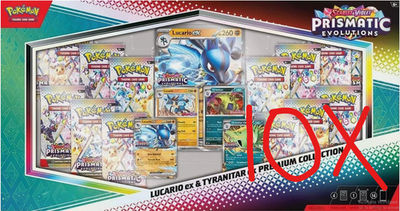 #ad Pokemon Prismatic Lucario Ex Tyranitar Ex Premium Collection Sams Club LOT OF 10 $1199.99