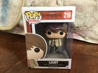 Funko Pop Death Note #216 Light Animation Vinyl Figure New Vaulted