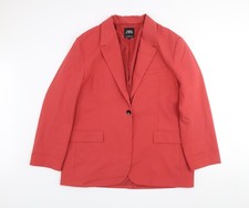 Giacca basic uomo taglia UK 2XL Zara rossa