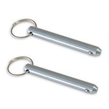NIIIYTYB 2 Pcs Quick Release Pin 316 Stainless Steel 3/8" x 2.4", Silver