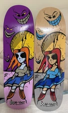 H STREET ALICE SKATEBOARD DECK LOT NOT HOOK UPS