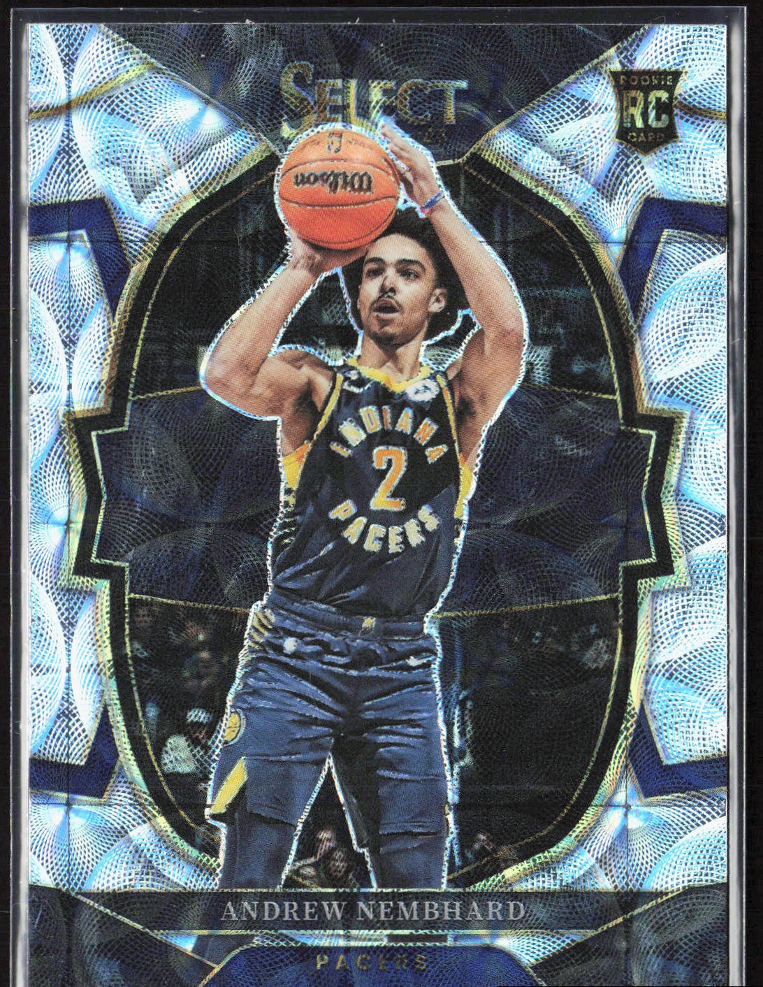 2022-23 Panini Select Andrew Nembhard Concourse Scope Prizm Rookie RC #77