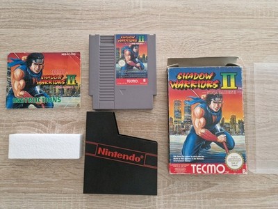 Nintendo NES Shadow Warrior 2 II  FRG VERSION Ninja Gaiden rar Pal B OVP CIB