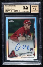 2014 Chrome Image Variation Refractor Rookie /499 Chris Owings BGS 9.5 Auto 0l2