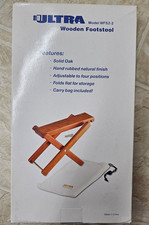 Guitar Foot Stool Folding Wood Foot Rest Adjustable Stand Musician