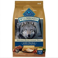 Blue Buffalo Wilderness Natural High-Protein Healthy Weight Dog Food,Chicken28lb