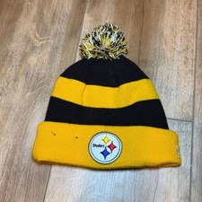 New Era Gray and Yellow Beanie with NFL Logo