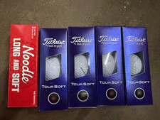 Titleist 2026 Tour Soft Golf Balls 12pk, White with bonus noodle sleeve NEW 