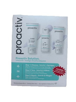 Proactiv Solution 3 Piece Kit Cleanse Tone Control EXP 07/31/2027