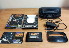 SEGA 32X Console, Spacer, Boxed Star Wars Arcade Tested & Working PSU Cable