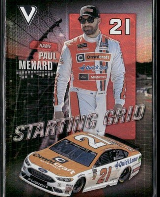 2018 Panini Victory Lane #S15 Paul Menard Starting Grid