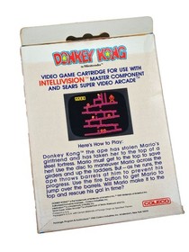 Nintendo nes, Donkey Kong, For Intellivision Brand  New game Unopened.