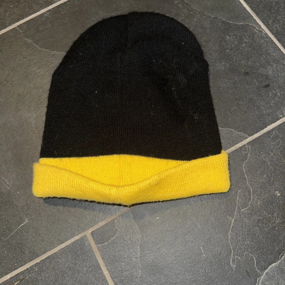 Бэтмен Beanie шляпа зимняя крышка черный/желтый, один размер, DC Comic - Изображение 2 из 2