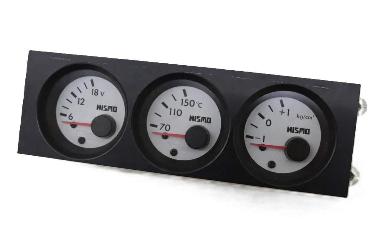Nissan Genuine Skyline R32 BNR32 GT-R NISMO Meter White Triple