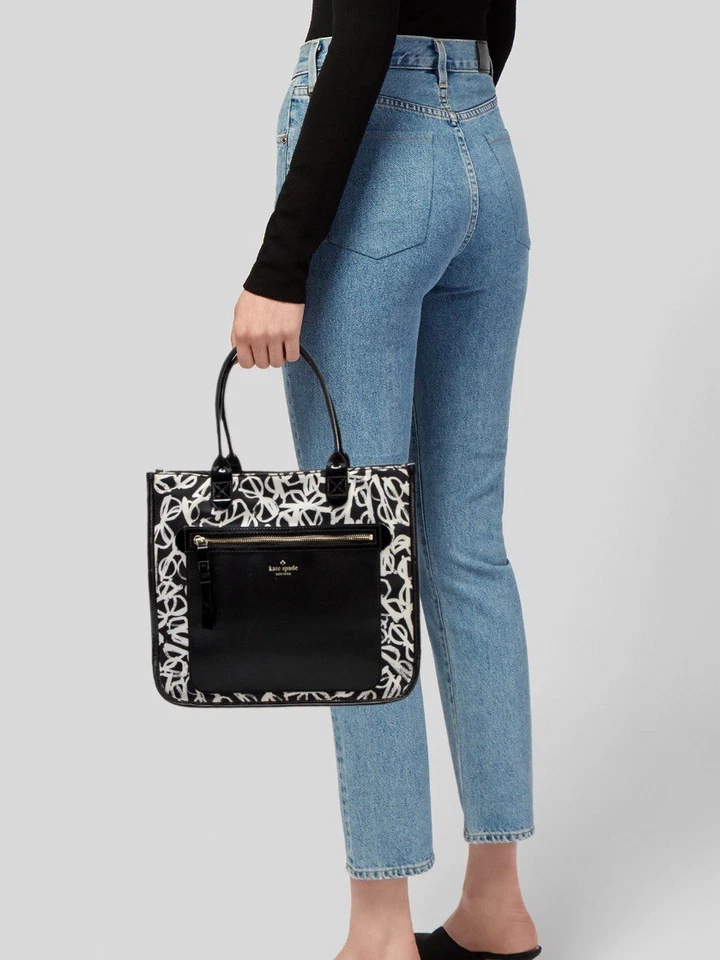 Kate Spade Aurelia Court Jessmin Optometry Eye Glasses Print Nylon Patent Leathe - Image 2 of 4