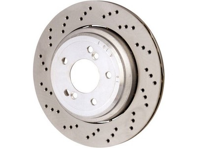 For 2006-2008 BMW Z4 Brake Rotor Rear Left SHW Performance Germany 98594MBKJ