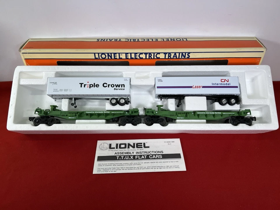 Set of 2 LIONEL RAIL CARS - LTD PROD.- 6-52042- LOTS 15TH ANNIV. TTUX CAR W/ BOX - Image 3 of 4