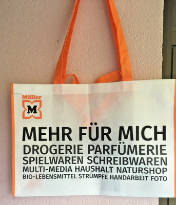 Stofftasche ''Müller '' 50 x 35 x 23 cm ( 43 Lt. / 15 Kg)