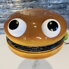 🍔 NO RESERVE Vintage McDonalds Burger Lamp Statue Americana Man Cave Decor  — photo 6