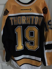 Authentic Signed On-Ice Game Jersey JOE THORNTON #19 Inscribed 1st Goal PSA/DNA