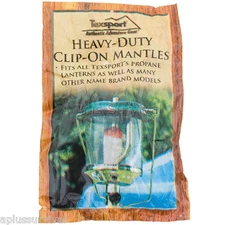 2 Pack of Clip On Propane Lantern Mantles for Camping