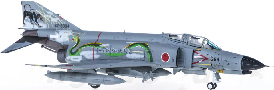 1:80 24CM Hogan JASDF McDonnell Douglas F-4 Fighter Diecast Military Plane Model - Image 2 of 4